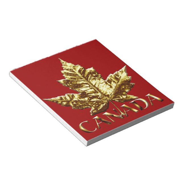 Canada Notepad Gold Medal Canada Souvenir Notepad (Angled)