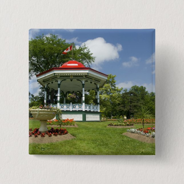 Canada, Nova Scotia, Halifax, Public Gardens. 15 Cm Square Badge (Front)