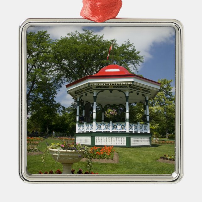 Canada, Nova Scotia, Halifax, Public Gardens. 2 Metal Ornament (Front)