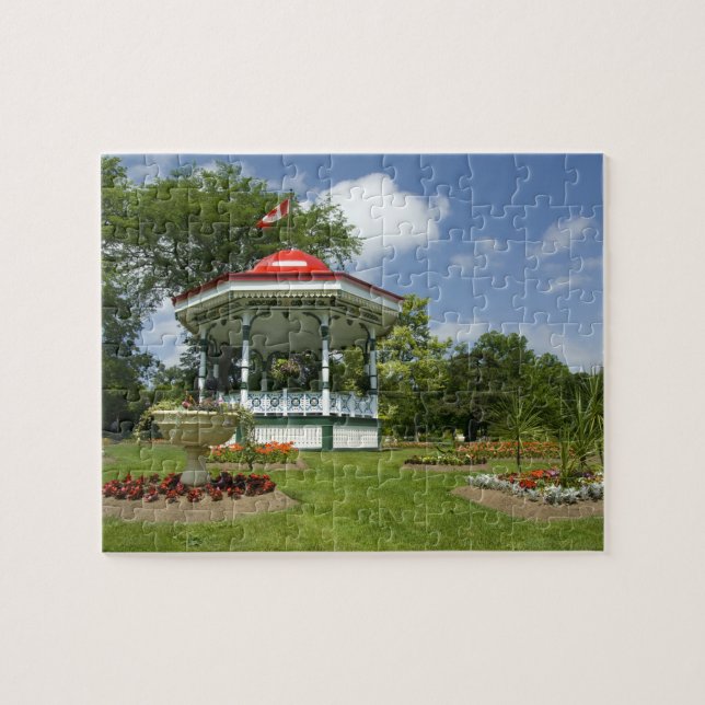 Canada, Nova Scotia, Halifax, Public Gardens. Jigsaw Puzzle (Horizontal)