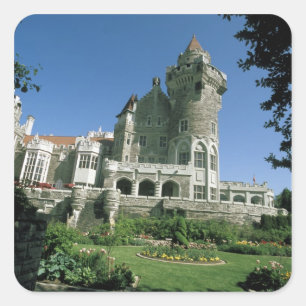 Canada, Ontario, Toronto. Historic Casa Loma Square Sticker