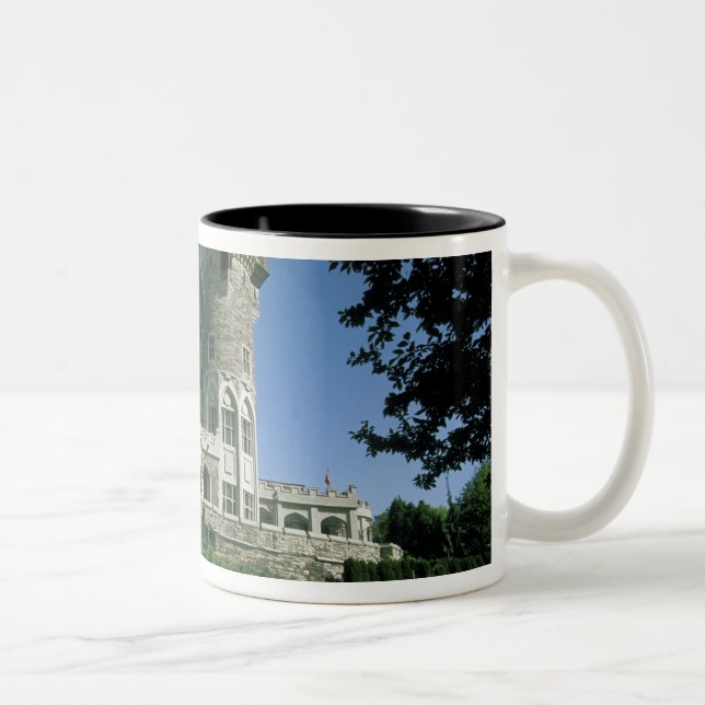 Canada, Ontario, Toronto. Historic Casa Loma Two-Tone Coffee Mug (Right)