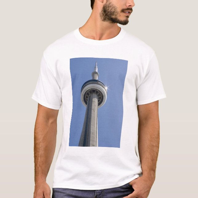 Canada, Ontario, Toronto. Top of CN Tower with (Front)