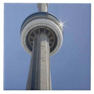 Canada, Ontario, Toronto. Top of CN Tower with Tile