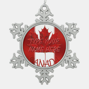 Canada Ornament Personalised Canada Souvenir
