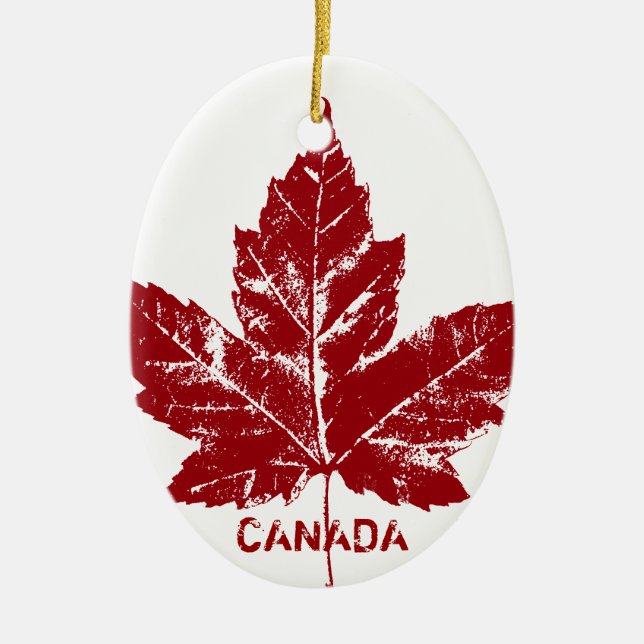 Canada Ornament Personalised Souvenir  Canada Gift (Front)