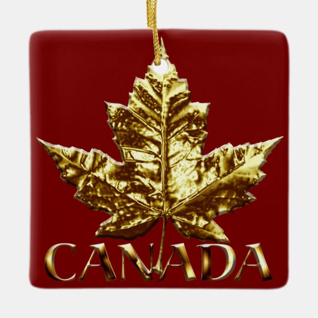 Canada Ornament Souvenir Gold Medal Canada Gifts (Front)