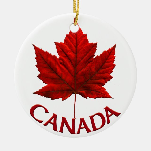 Canada Ornament Souvenir Personalised Canada Gifts (Front)