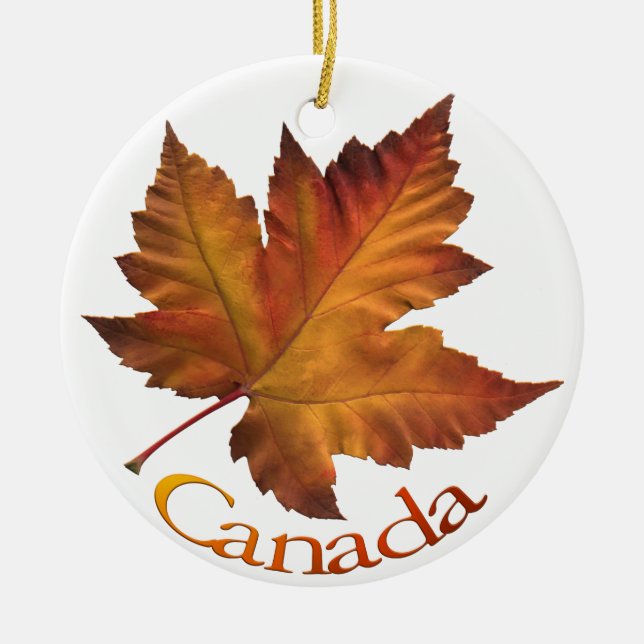 Canada Ornament Souvenir Personalised Canada Gifts (Front)