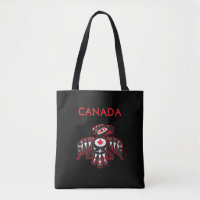 Canada Pacific Northwest Haida Bird Dark Color