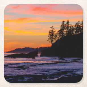 Canada, Pacific Rim National Park Reserve, West Square Paper Coaster