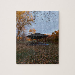 Canada Pagoda in the Autumn Jigsaw Puzzle