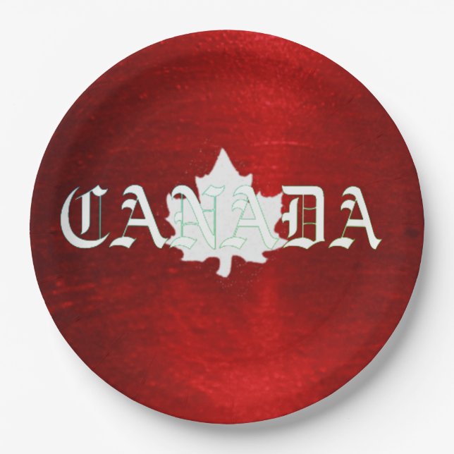 CANADA PAPER PLATE (Front)