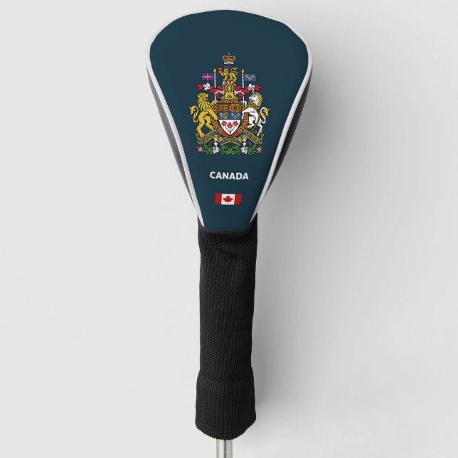 Canada passport phone case golf head cover (Front)