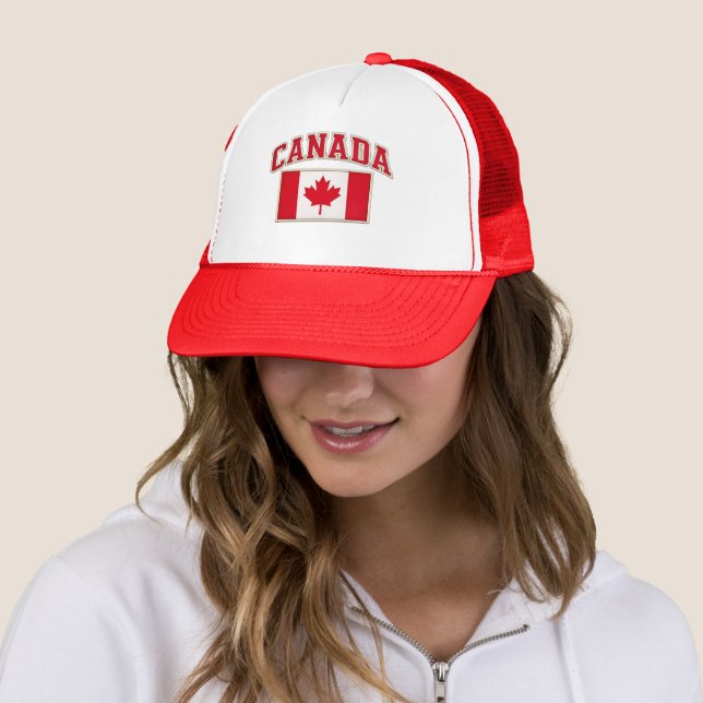 Canada Patriotic Flag Embroidered Hat (In Situ)
