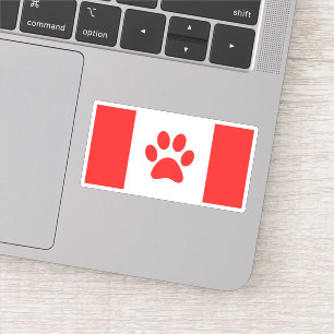Canada Paw Flag - Funny Canadian Flag