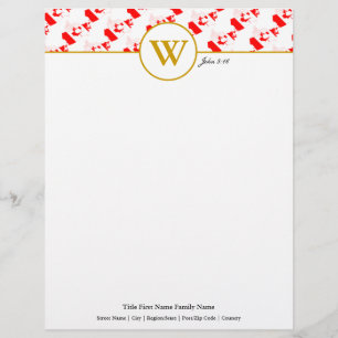 CANADA Personalised Celebration Wedding Custom Letterhead