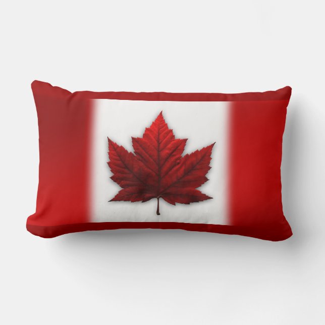 Canada Pillow Canadian Flag Souvenir Pillow (Front)