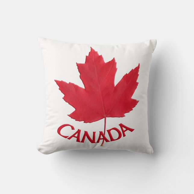 Canada Pillow Classic Canadian Souvenir Pillow (Front)