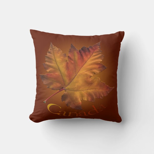 Canada Pillow Classic Canadian Souvenir Pillow (Front)