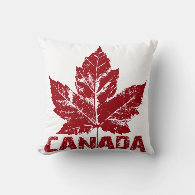 Canada Pillow Cool Canadian Souvenir Pillow (Front)