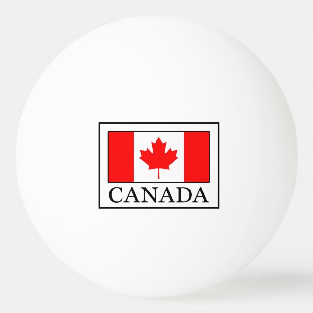 Canada Ping Pong Ball (Front)
