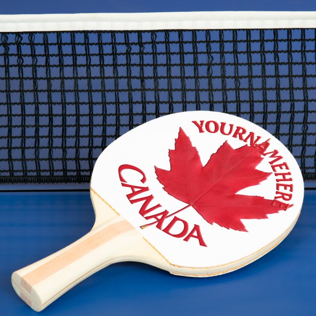 Canada Ping Pong Paddle Varsity Canada Personalise (Insitu)