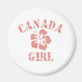 Canada Pink Girl Magnet