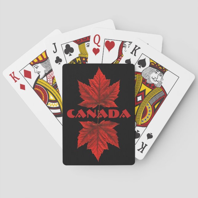 Canada Playing Cards Canada Custom Souvenir Cards (Back)