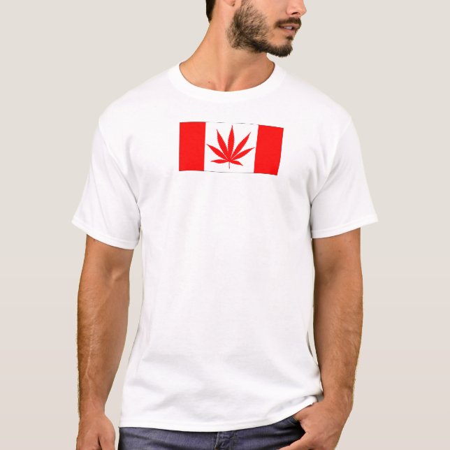 Canada Pot Leaf - Route420 T-Shirt (Front)