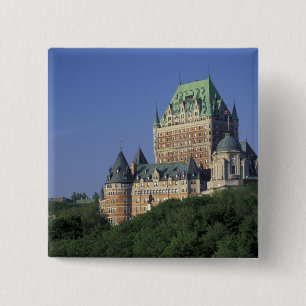 Canada, Quebec City. Chateau Frontenac. 15 Cm Square Badge