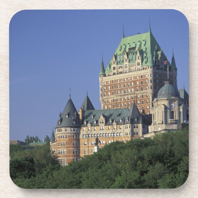 Canada, Quebec City.  Chateau Frontenac. Coaster (Front)