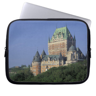 Canada, Quebec City. Chateau Frontenac. Laptop Sleeve