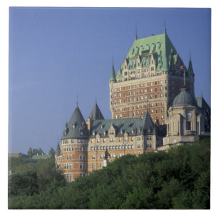 Canada, Quebec City.  Chateau Frontenac. Tile