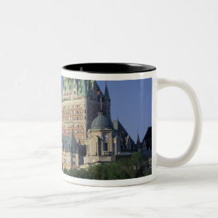 Canada, Quebec City.  Chateau Frontenac. Two-Tone Coffee Mug