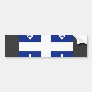 Canada Quebec Flag Bumper Sticker