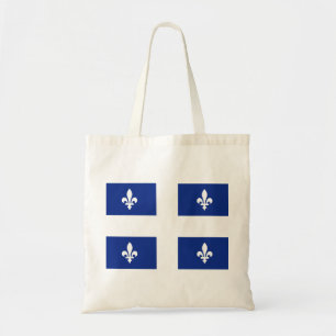 Canada Quebec Flag Tote Bag