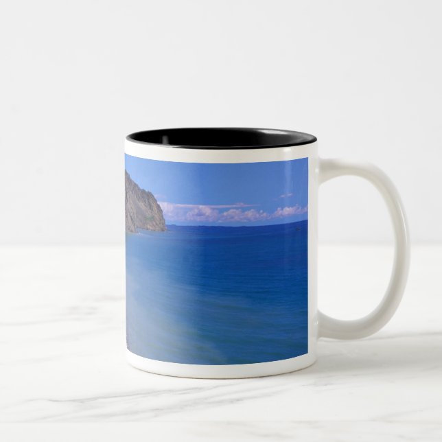 Canada, Quebec, Magdalen Islands, Cap Alright 2 Two-Tone Coffee Mug (Right)