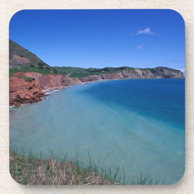 Canada, Quebec, Magdalen Islands, Cap Alright Coaster (Front)