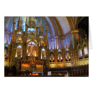 Canada, Quebec, Montreal. Interior of Notre
