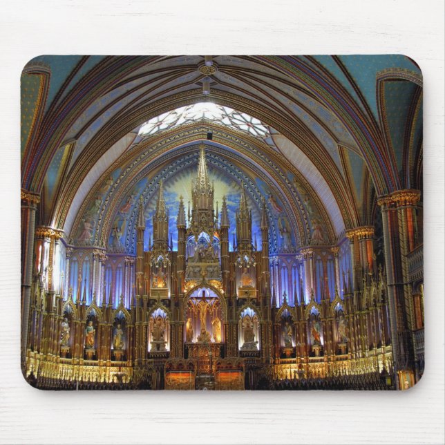 Canada,  Quebec,  Montreal. Interior of Notre 2 Mouse Pad (Front)