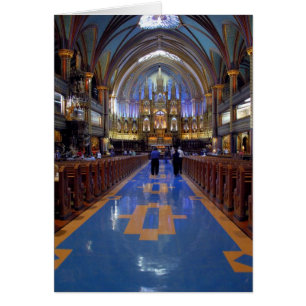 Canada, Quebec, Montreal. Interior of Notre 3