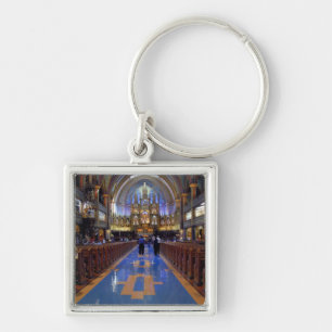 Canada,  Quebec,  Montreal. Interior of Notre 3 Key Ring
