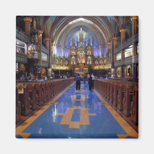 Canada,  Quebec,  Montreal. Interior of Notre 3 Magnet