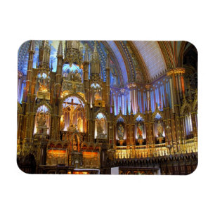 Canada,  Quebec,  Montreal. Interior of Notre Magnet