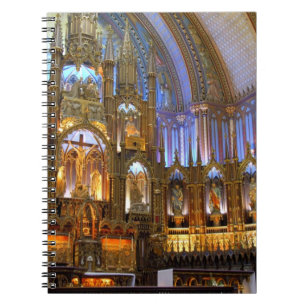 Canada, Quebec, Montreal. Interior of Notre Notebook