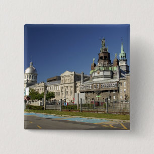 Canada, Quebec, Montreal. Old Montreal 15 Cm Square Badge