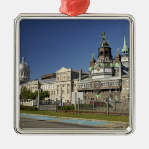 Canada,  Quebec,  Montreal. Old Montreal Metal Ornament
