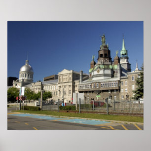 Canada,  Quebec,  Montreal. Old Montreal Poster