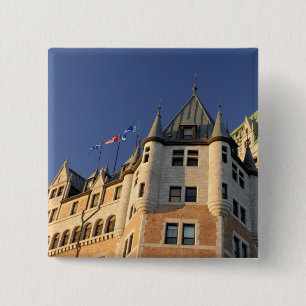 Canada,  Quebec,  Quebec City. Fairmont Chateau 15 Cm Square Badge